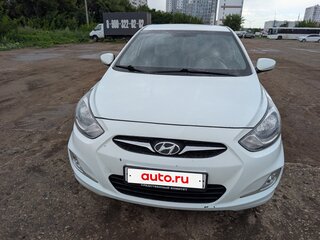 2011 Hyundai Solaris I, белый, 499000 рублей, вид 1