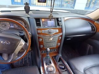 2015 Infiniti QX80 I Рестайлинг, белый, 2170000 рублей, вид 5