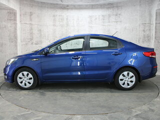 2015 Kia Rio III Рестайлинг, синий, 1115000 рублей, вид 5