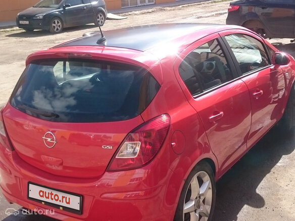 2008 Opel Corsa GSi D, красный - вид 2
