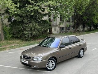 2007 Hyundai Accent ТагАЗ II, коричневый, 550000 рублей, вид 1