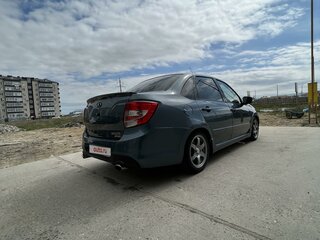 2014 Lada (ВАЗ) Granta Sport I, зелёный, 700000 рублей, вид 5