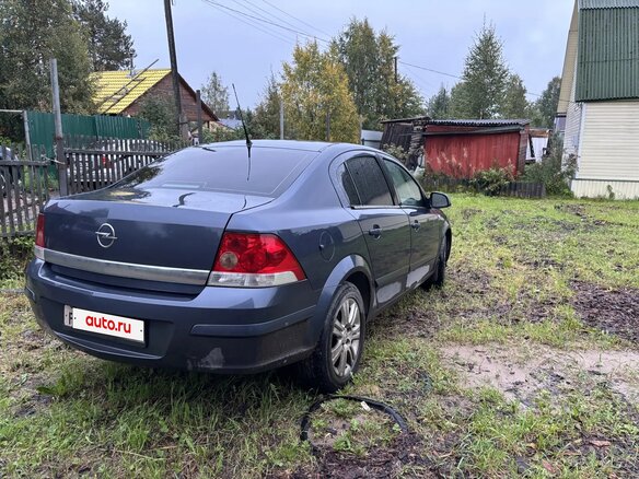 2009 Opel Astra H Рестайлинг, синий, 400000 рублей - вид 1