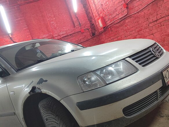 2000 Volkswagen Passat B5, белый, 550000 рублей - вид 1