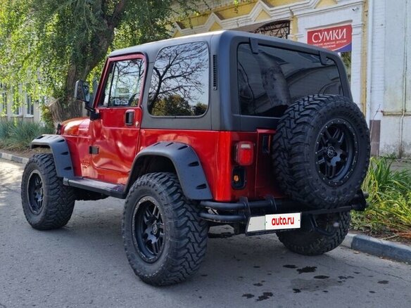 1993 Jeep Wrangler I (YJ), красный, 2100000 рублей - вид 12