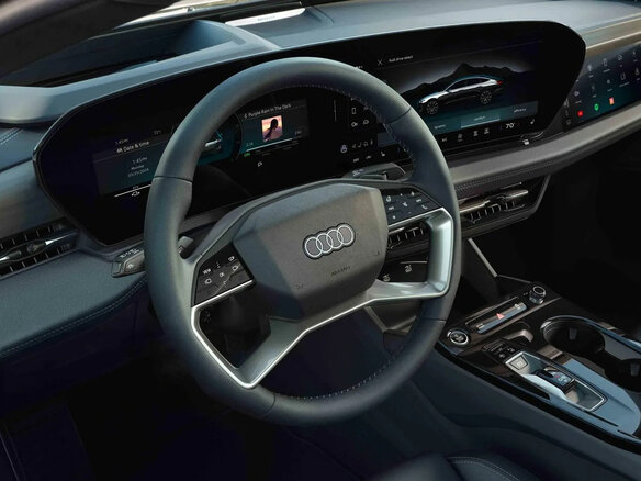 2026 Audi A6 L VI (C9), чёрный - вид 2