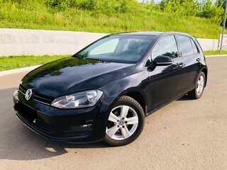 2014 Volkswagen Golf VII, чёрный, 1230000 рублей, вид 1