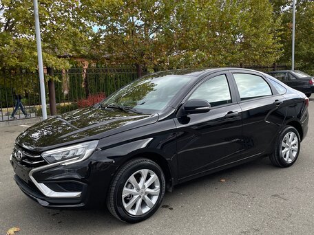 2024 Lada (ВАЗ) Vesta I Рестайлинг (NG), чёрный, 1220000 рублей, вид 4