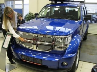 2008 Dodge Nitro, синий, 1800000 рублей, вид 4