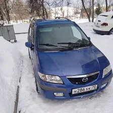 1999 Mazda Premacy I (CP), синий, 650000 рублей, вид 2