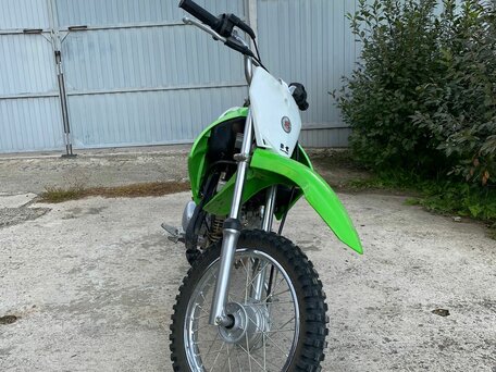 2019 Kawasaki KLX 110, зелёный, 350000 рублей, вид 2