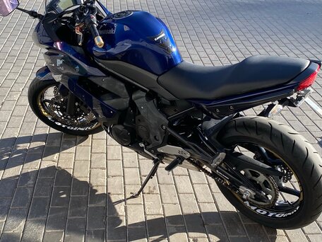 2012 Kawasaki ER-4F (Ninja 400R), синий, 445000 рублей, вид 5