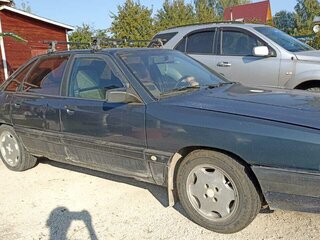 1990 Audi 100 III (C3) Рестайлинг, синий, 140000 рублей, вид 2