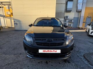 2018 Lada (ВАЗ) Granta I Рестайлинг, чёрный, 370000 рублей, вид 2