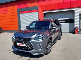 2018 Lexus LX 570 III Рестайлинг 2, серый, 7500000 рублей, вид 2