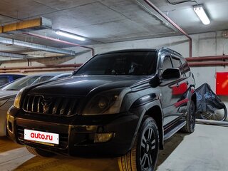 2008 Toyota Land Cruiser Prado 5-speed 120 Series Рестайлинг, чёрный, 2950000 рублей, вид 4