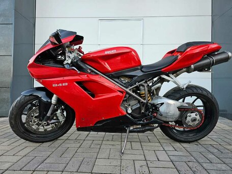 2010 Ducati 848, красный, 750000 рублей, вид 3