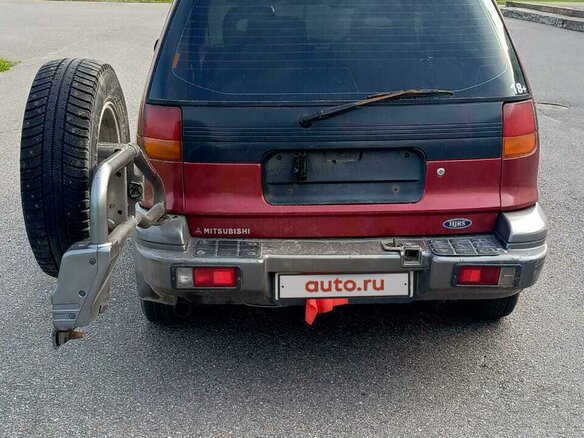 1994 Mitsubishi RVR I, красный, 230000 рублей - вид 8
