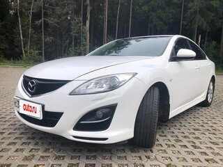 2011 Mazda 6 II (GH) Рестайлинг, белый, 1370000 рублей, вид 1