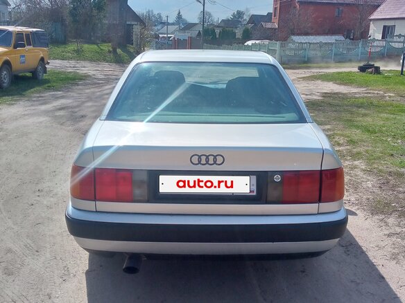 1991 Audi 100 IV (C4), серебристый, 390000 рублей - вид 3