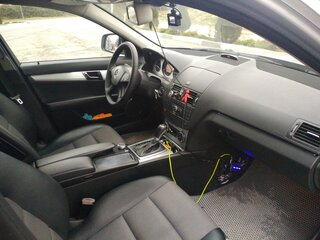 2007 Mercedes-Benz C-Класс 220 III (W204), серебристый, 1490000 рублей, вид 2