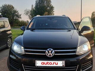 2012 Volkswagen Touareg II, чёрный, 2300000 рублей, вид 4