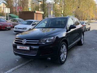 2010 Volkswagen Touareg II, чёрный, 2350000 рублей, вид 1