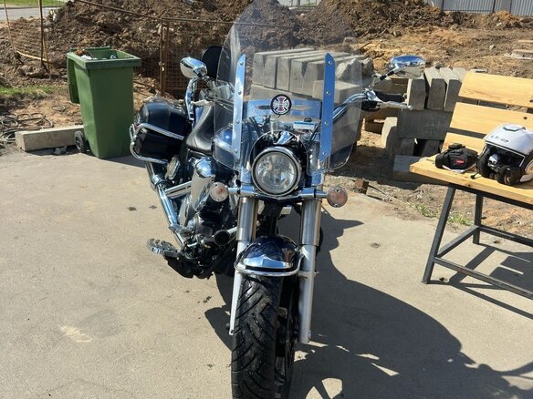 2009 Yamaha XVS950, синий, 650000 рублей - вид 8
