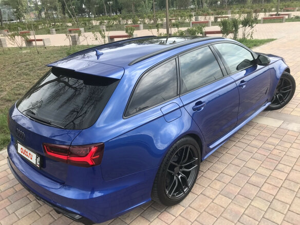 2016 Audi RS 6 performance III (C7) Рестайлинг, синий - вид 5