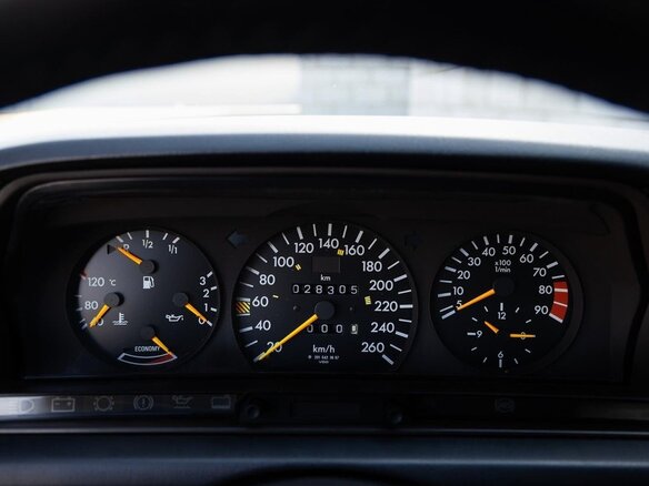 1990 Mercedes-Benz 190 (W201), чёрный - вид 7