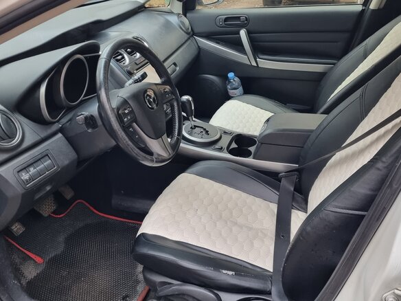 2011 Mazda CX-7 I Рестайлинг, белый, 720000 рублей - вид 7