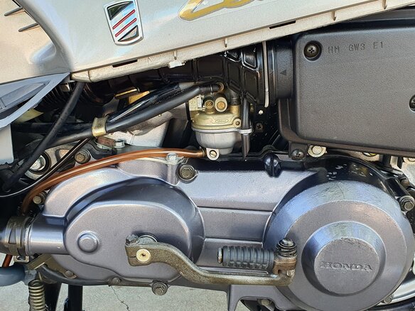 1998 Honda Lead 90, серебристый, 240000 рублей - вид 11