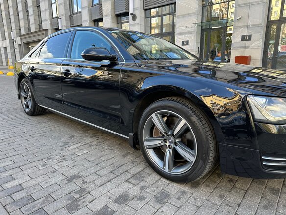 2013 Audi A8 Long III (D4), чёрный - вид 7