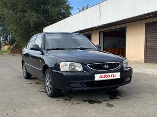 2006 Hyundai Accent ТагАЗ II, чёрный, 440000 рублей, вид 2