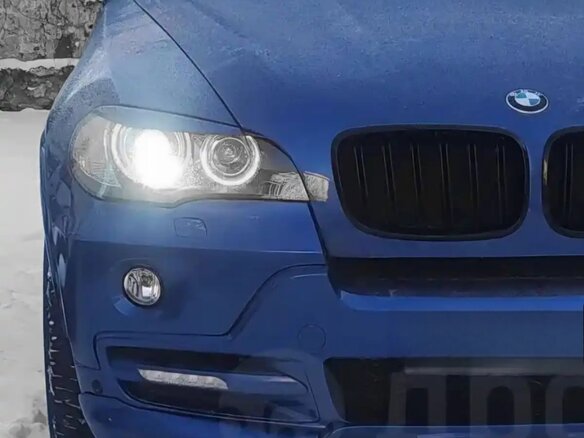 2007 BMW X5 3.0si II (E70), синий, 1700000 рублей - вид 18