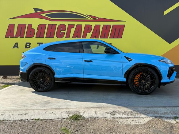2025 Lamborghini Urus SE I Рестайлинг, голубой - вид 4
