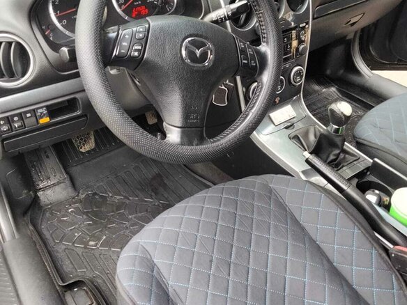 2006 Mazda 6 I (GG) Рестайлинг, серый, 399999 рублей - вид 10