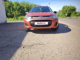 2013 Lada (ВАЗ) Kalina II, оранжевый, 600000 рублей, вид 3