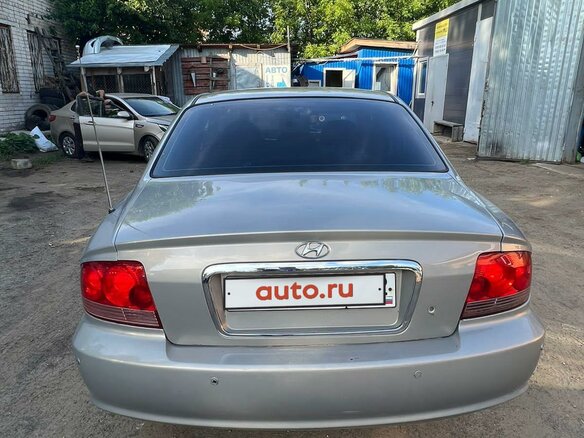 2007 Hyundai Sonata ТагАЗ IV (EF) Рестайлинг, бежевый, 330000 рублей - вид 6