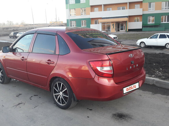 2013 Lada (ВАЗ) Granta I, красный - вид 7