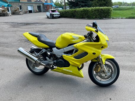 2001 Honda VTR 1000, жёлтый, 345000 рублей, вид 5