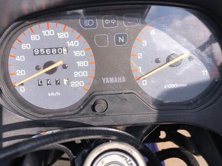 1995 Yamaha XJ600, синий, 200000 рублей, вид 5