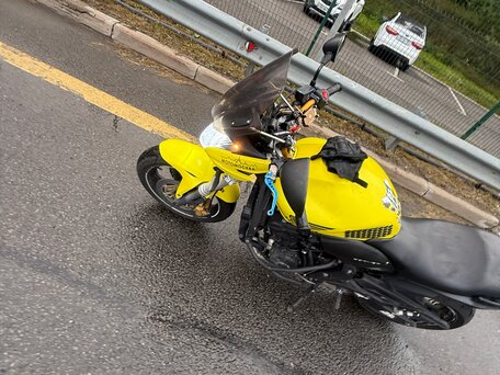 2009 Honda CB 600F Hornet, жёлтый, 430000 рублей, вид 1