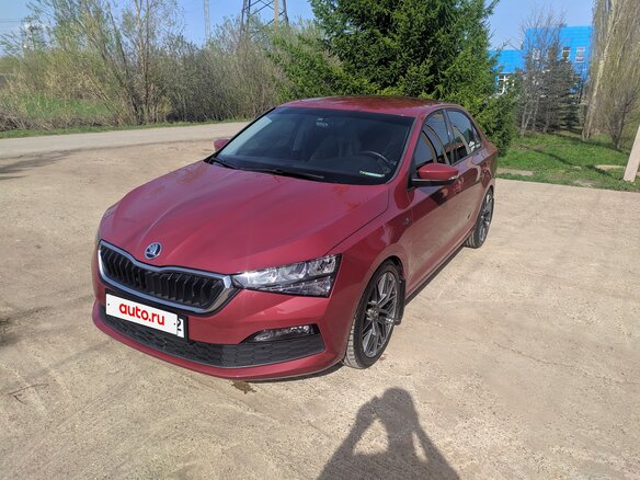 2021 Skoda Rapid II, красный, 2200000 рублей - вид 1