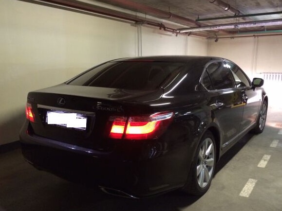 2008 Lexus LS 600h L IV Рестайлинг, чёрный - вид 5