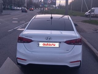 2017 Hyundai Solaris II, белый, 750000 рублей, вид 3