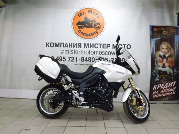 2008 Triumph Tiger 1050, белый