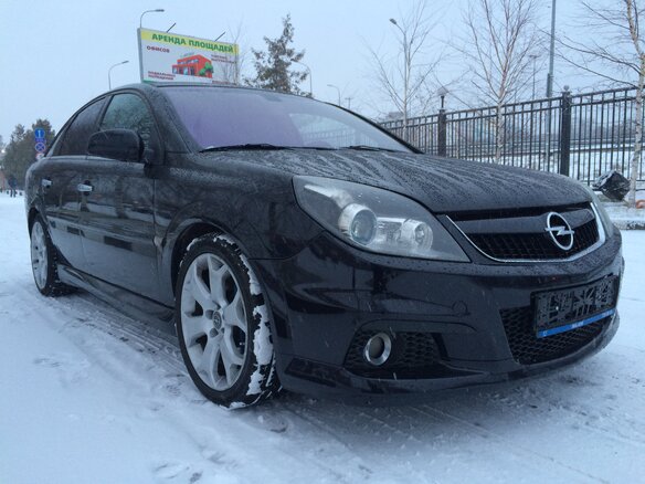 2006 Opel Vectra C Рестайлинг, чёрный - вид 1