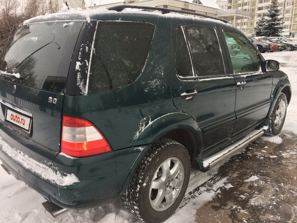 2003 Mercedes-Benz M-Класс 500 I (W163) Рестайлинг, зелёный - вид 14