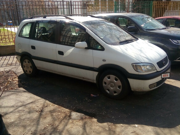 2000 Opel Zafira A, белый - вид 3